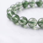 Natural Green Rabbit Hair Quartz Bracelet: The Stone of Vitality — Gangdishé Peak