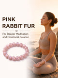 Premium Peach Moonstone Beaded Bracelet | Hand-Polished Natural Gemstone Jewelry for Inner Peace & Grace