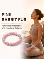 Premium Peach Moonstone Beaded Bracelet | Hand-Polished Natural Gemstone Jewelry for Inner Peace & Grace