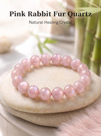 Premium Peach Moonstone Beaded Bracelet | Hand-Polished Natural Gemstone Jewelry for Inner Peace & Grace