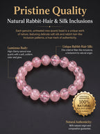 Premium Peach Moonstone Beaded Bracelet | Hand-Polished Natural Gemstone Jewelry for Inner Peace & Grace