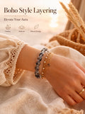 Premium Black Rutilated Quartz Beaded Bracelet | Hand-Polished Natural Gemstone Jewelry for Success & Clarity