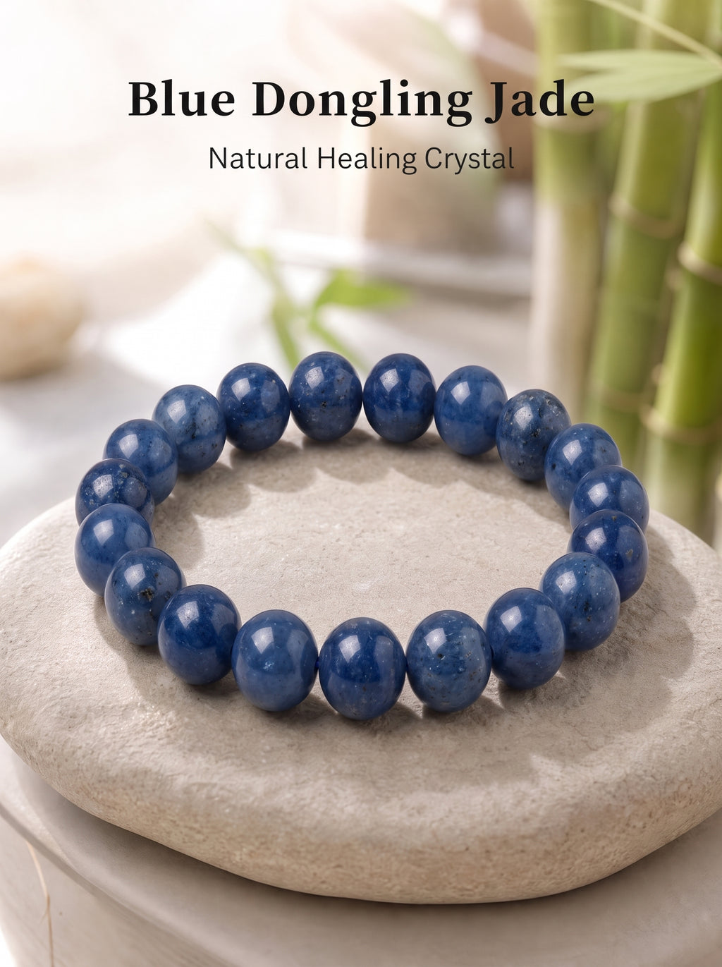 Premium Blue Aventurine Beaded Bracelet | Hand-Polished Natural Gemstone Jewelry for Inner Peace & Focus