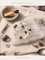 "Five Elements: Metal" Premium Azeztulite White Quartz Bracelet: Intercept Digital Static, Purify Aura Leakage & Guarantee Executive Security
