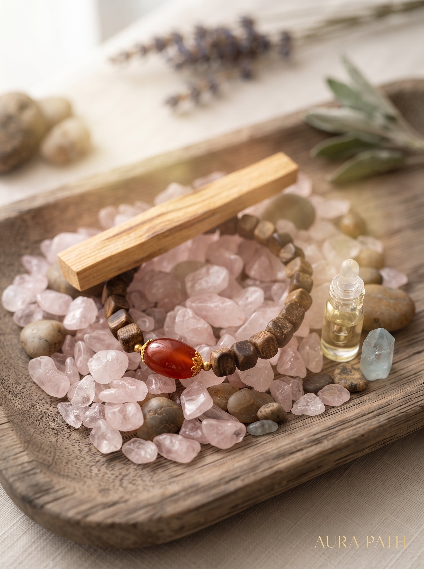❤️ The Embers of Sovereignty | Ultra-Premium Wild Kinam Agarwood & Flame Southern Red Agate Beaded Bracelet