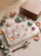 🌸The Synthesis of Gentle Power | Rose Quartz, Freshwater Pearl, Rhodonite & Jasper Beaded Bracelet