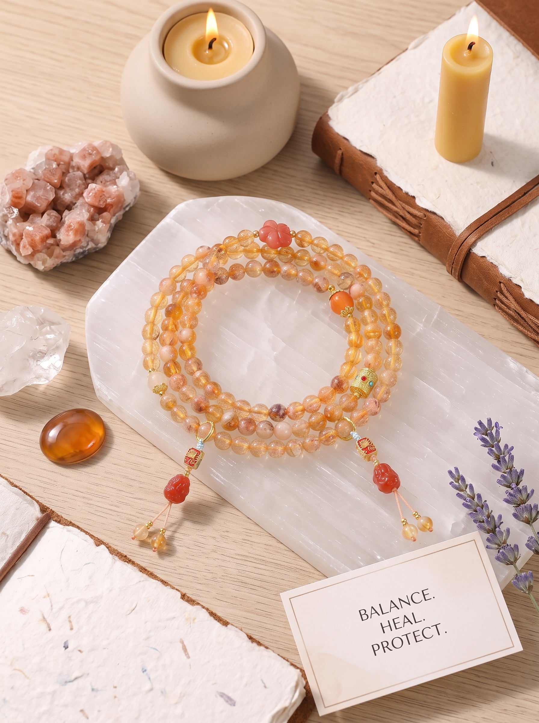 "Arcadian Pixiu" Natural Citrine Bracelet: Awaken Solar Plexus Wealth Absorption, One-Way Financial Firewall & Asset Protection
