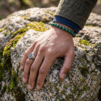 Natural Malachite Bracelet: Protection & Transformation — Gangdishé Peak