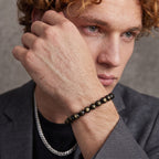 Natural Gold Sheen Obsidian Bracelet: Sovereign Protection & Golden Enlightenment — Alpine Zone