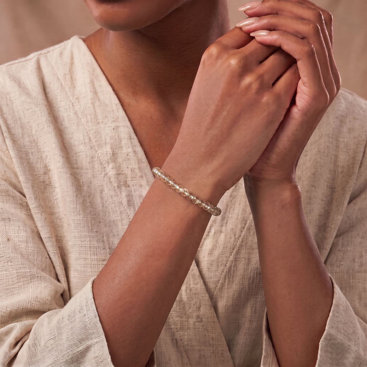 Natural Citrine Wealth & Clarity Bracelet: Abundance & Vitality — Kailash Vein
