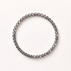 Natural Silver Sheen Obsidian Bead Bracelet, Grounded Focus & Serene Calm Gemstone Jewelry