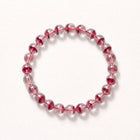 Natural Purple & Pink Phantom Quartz Bracelet | The Dreamy Healing Crystal