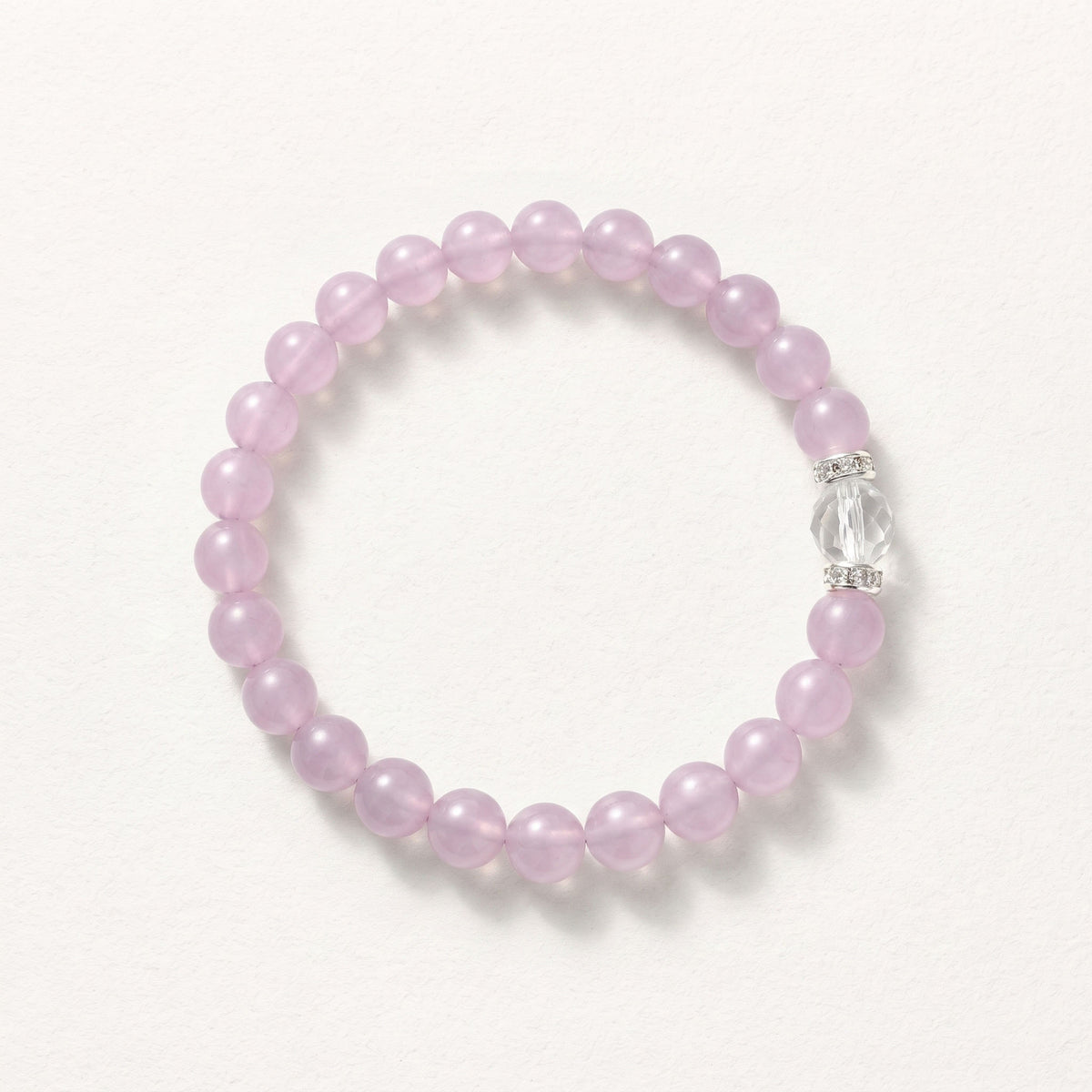 Natural Amethyst, Super Seven, and Herkimer Diamond Bead Bracelet, Radiant Vitality & Serene Elegance Gemstone Jewelry