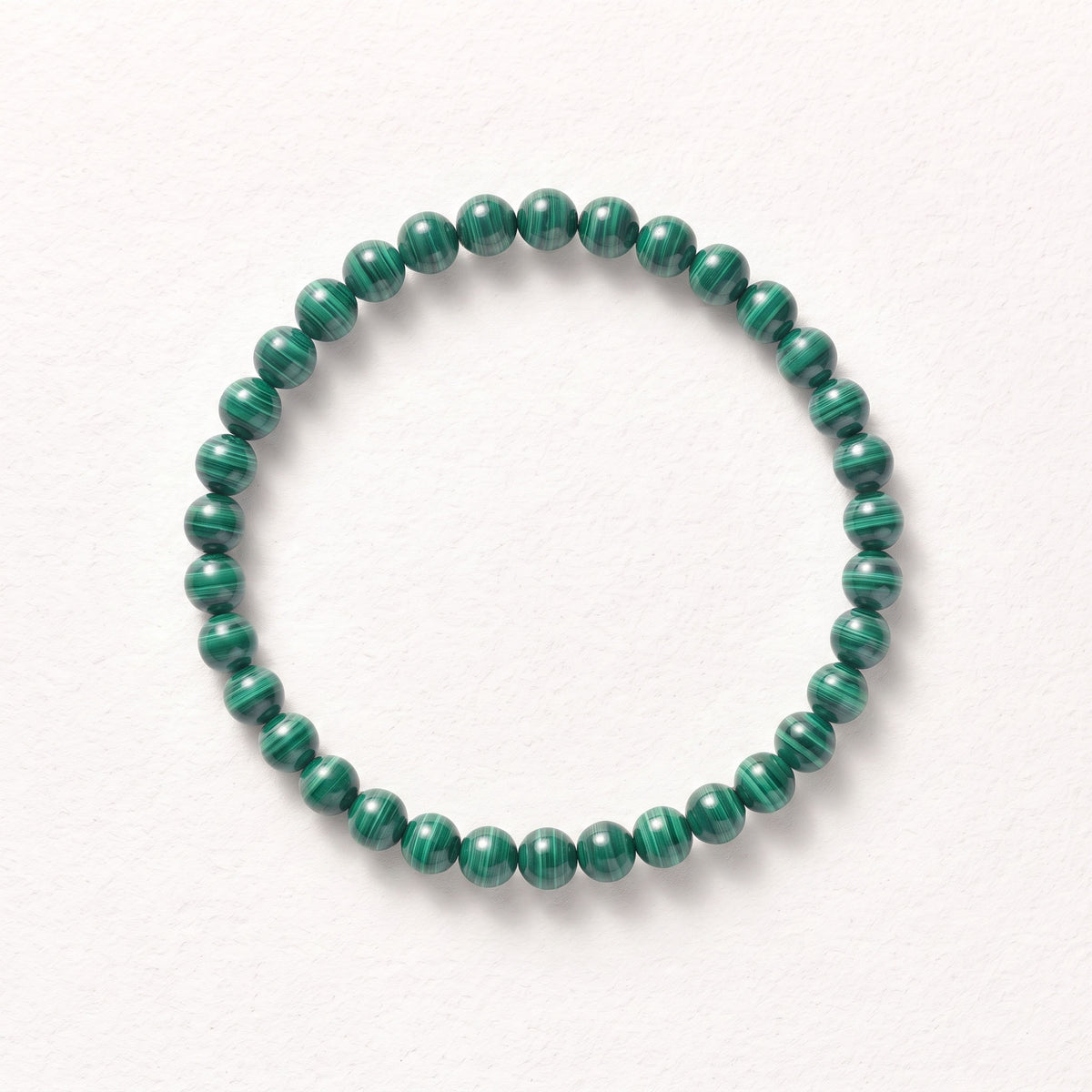 Natural Malachite Bead Bracelet, Radiant Vitality & Harmonious Flow Gemstone Jewelry