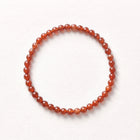 Natural Southern Red Agate Bead Bracelet, Radiant Vitality & Warm Balance Gemstone Jewelry