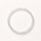 Natural Clear Quartz Bead Bracelet, Serene Elegance & Harmonious Flow Gemstone Jewelry