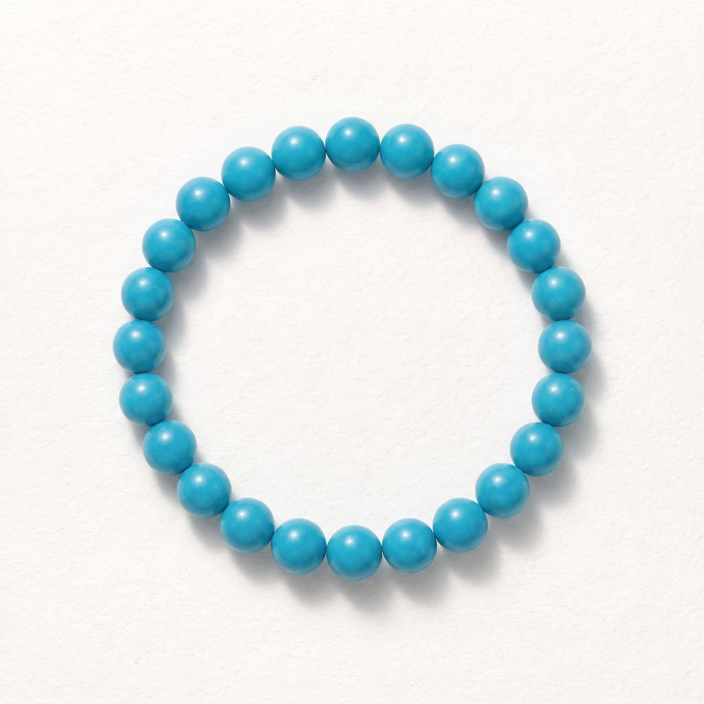 Natural Turquoise Bracelet: Spiritual Protection & Peace — Kailash Vein
