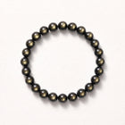 Natural Gold Sheen Obsidian Bracelet: Sovereign Protection & Golden Enlightenment — Alpine Zone