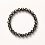 Natural Gold Sheen Obsidian Bracelet: Sovereign Protection & Golden Enlightenment — Alpine Zone