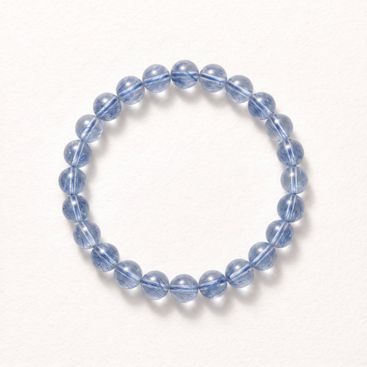 Natural Blue Rutilated Quartz Bracelet: The Talisman of Career Success — Kailash Vein