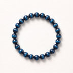 Natural Blue Tiger's Eye Bracelet: Clarity & Calm Energy — Gangdishé Peak