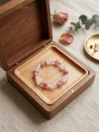 🌸The Synthesis of Gentle Power | Rose Quartz, Freshwater Pearl, Rhodonite & Jasper Beaded Bracelet