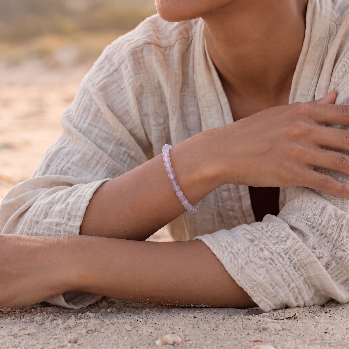 Natural Lavender Amethyst Bracelet: The Stone of Serenity — Gangdishé Peak