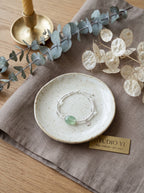 The Resonance of Foresight | Natural Clear Quartz & Prehnite Beaded Bracelet