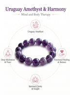 Authentic Uruguayan Amethyst Necklace | The "Stone of Wisdom" | Premium Healing Gemstone Jewelry
