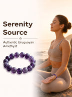 Authentic Uruguayan Amethyst Necklace | The "Stone of Wisdom" | Premium Healing Gemstone Jewelry