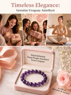 Authentic Uruguayan Amethyst Necklace | The "Stone of Wisdom" | Premium Healing Gemstone Jewelry