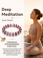 Dreamy Phantom Quartz Bracelet | The "Healing Stone" | Unique Lavender & Rose Crystal Jewelry