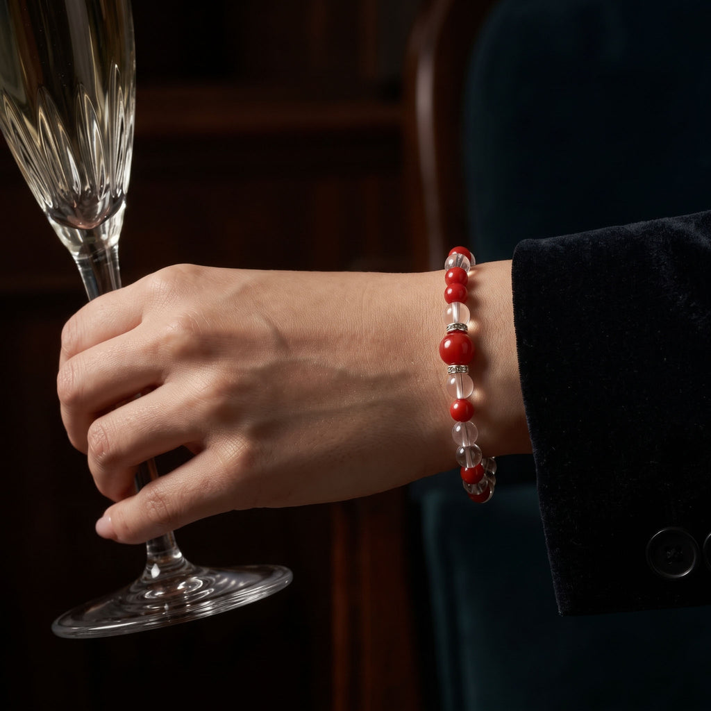 Clear Quartz & Southern Red Agate: Vitality, Vital Protection & Pure Clarity