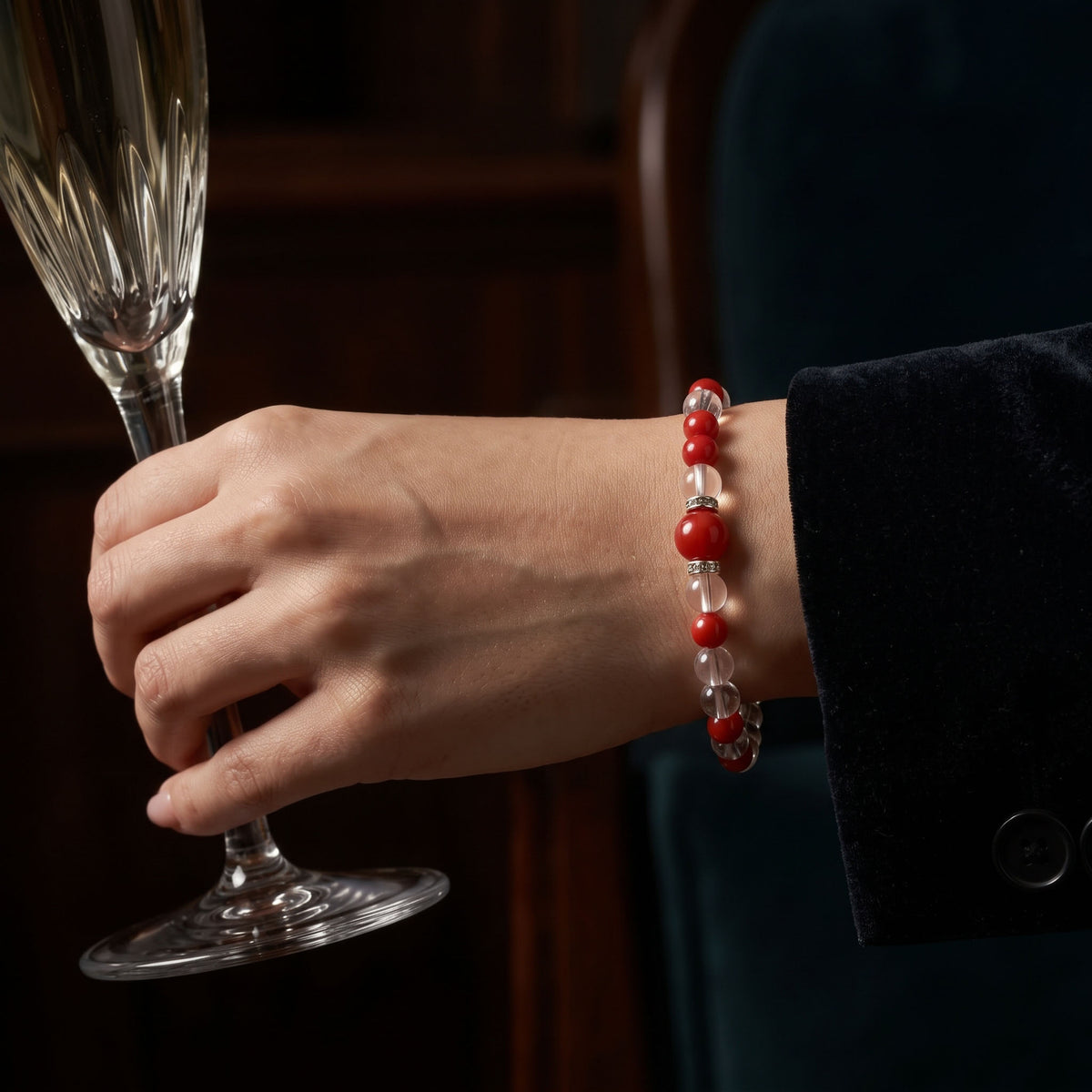 Clear Quartz & Southern Red Agate: Vitality, Vital Protection & Pure Clarity