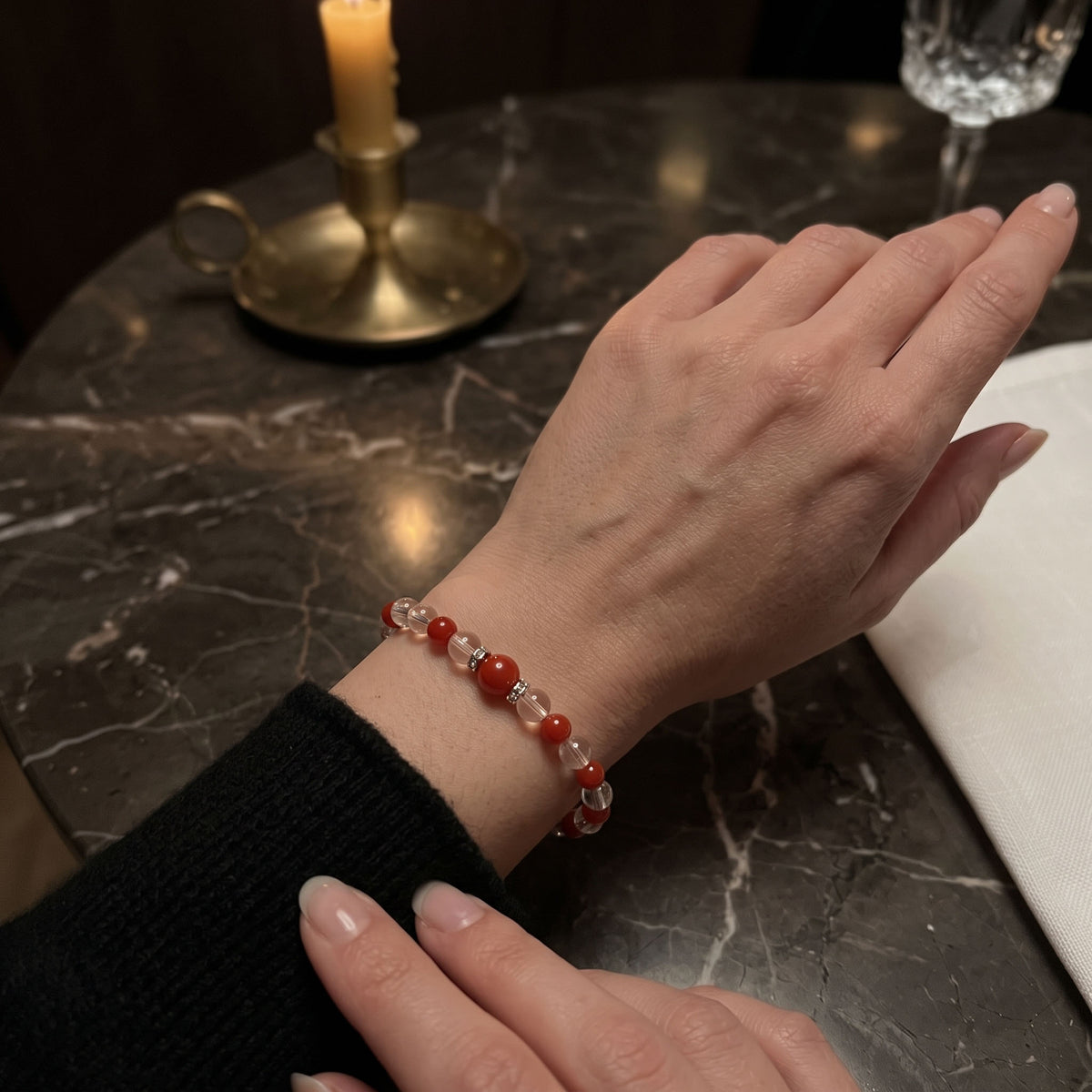 Clear Quartz & Southern Red Agate: Vitality, Vital Protection & Pure Clarity