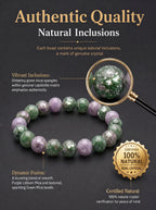 Authentic Green Lepidolite Bracelet | The "Stone of Serenity" | Unique Healing Crystal Jewelry