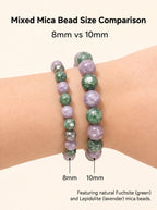 Authentic Green Lepidolite Bracelet | The "Stone of Serenity" | Unique Healing Crystal Jewelry