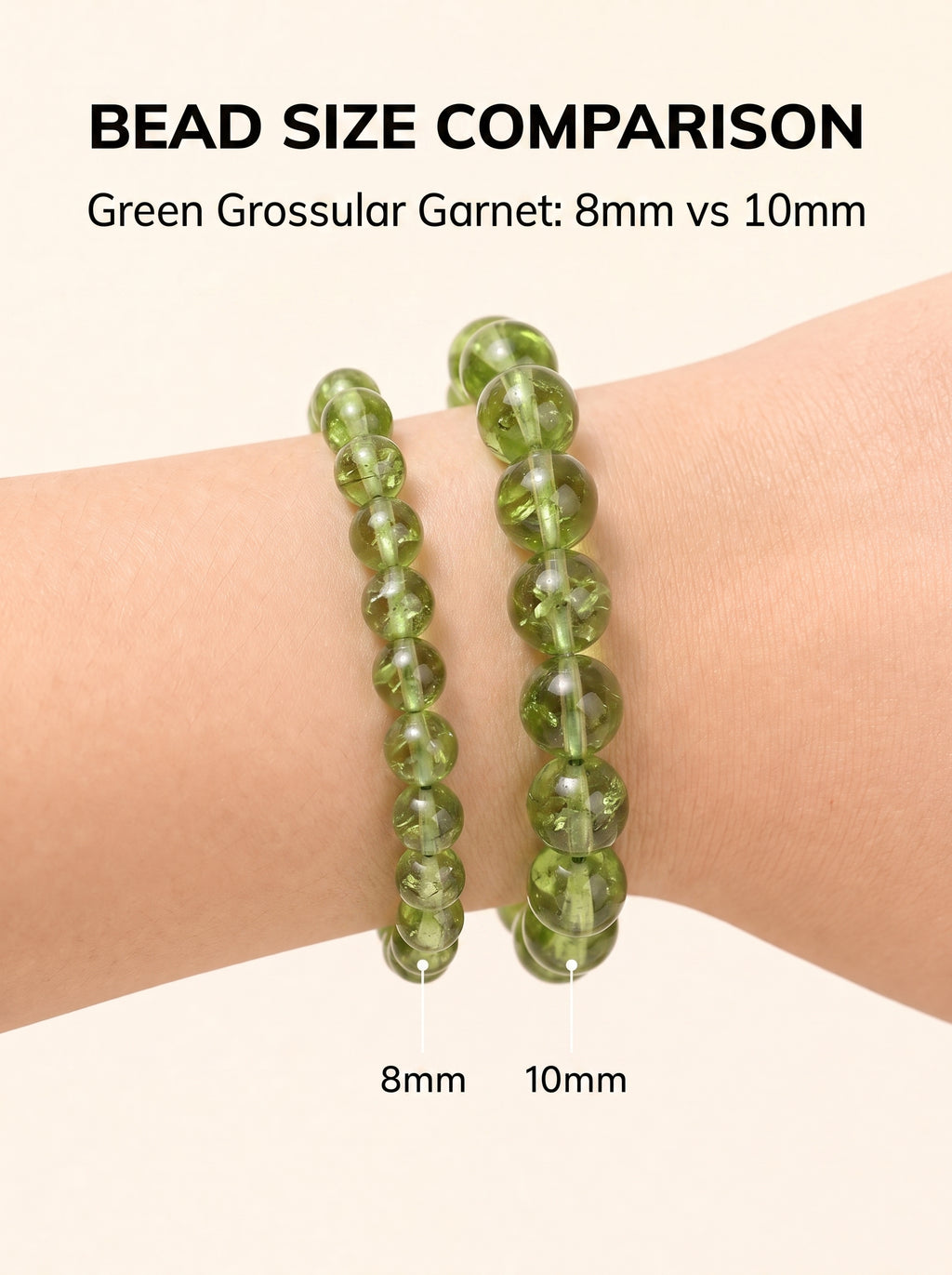 Authentic Prehnite Crystal Bracelet | The "Stone of Prophecy" | Unique Healing Gemstone Jewelry