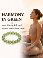 Authentic Prehnite Crystal Bracelet | The "Stone of Prophecy" | Unique Healing Gemstone Jewelry