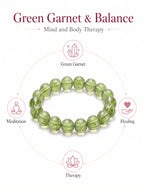 Authentic Prehnite Crystal Bracelet | The "Stone of Prophecy" | Unique Healing Gemstone Jewelry