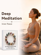 Authentic Scenic Phantom Quartz Bracelet | The "Stone of Nature" | Unique Landscape Mineral Jewelry
