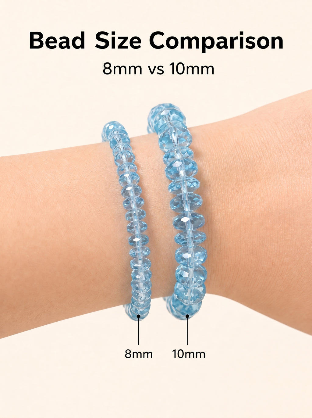 Natural Blue Topaz Mental Clarity & Executive Expression Energy Bracelet