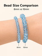 Natural Blue Topaz Mental Clarity & Executive Expression Energy Bracelet