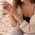 Natural Peach Moonstone Bracelet: The Stone of Gentle Intuition — Himalayan Ridge