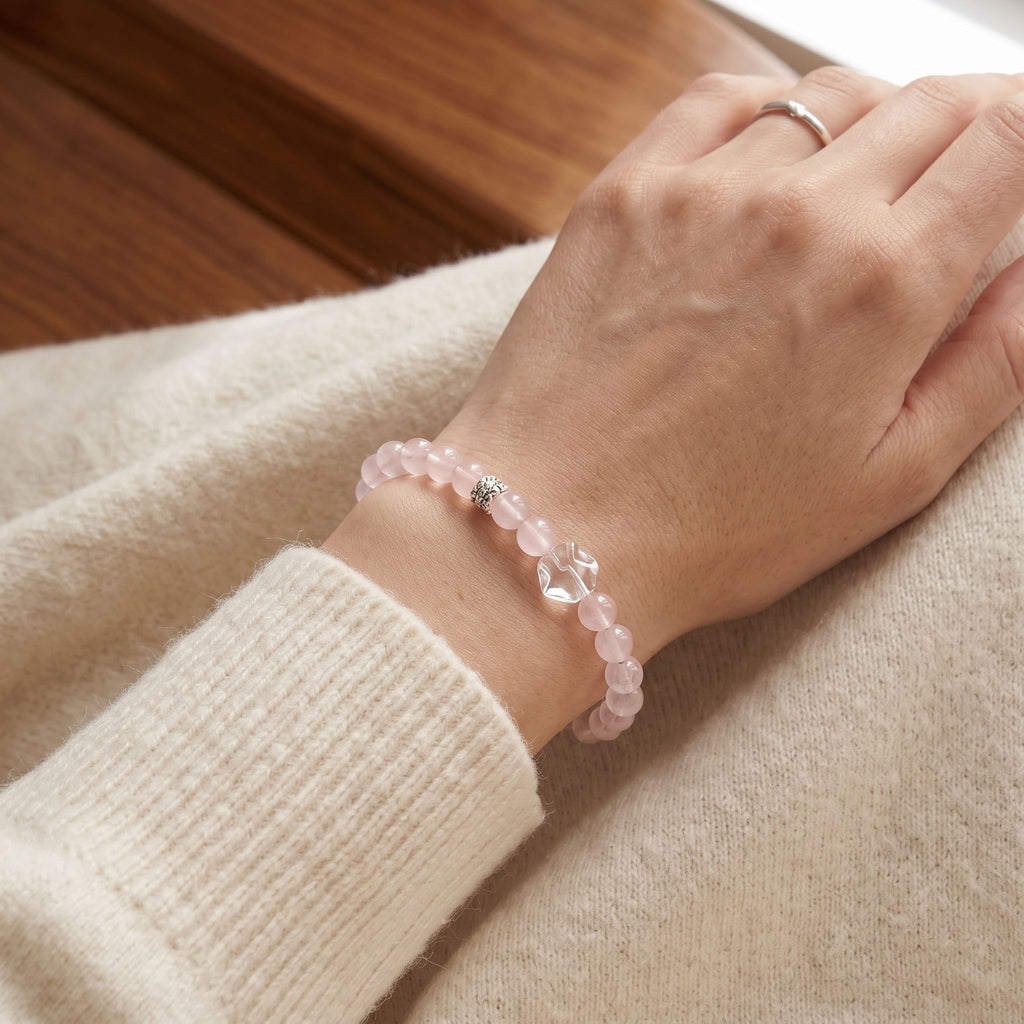 Translucent Jelly Rose Quartz: Tender Compassion & Pure Harmony