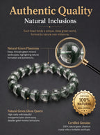 Authentic Green Phantom Quartz Bracelet | The "Money Magnet" | Unique Healing Crystal Jewelry