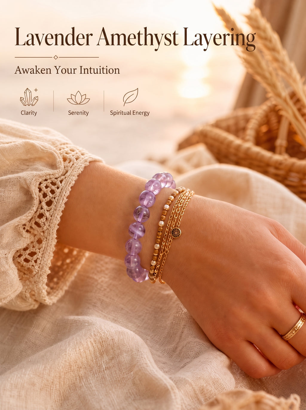 Authentic Lavender Amethyst Necklace | The "Stone of Serenity" | Minimalist Healing Gemstone Jewelry
