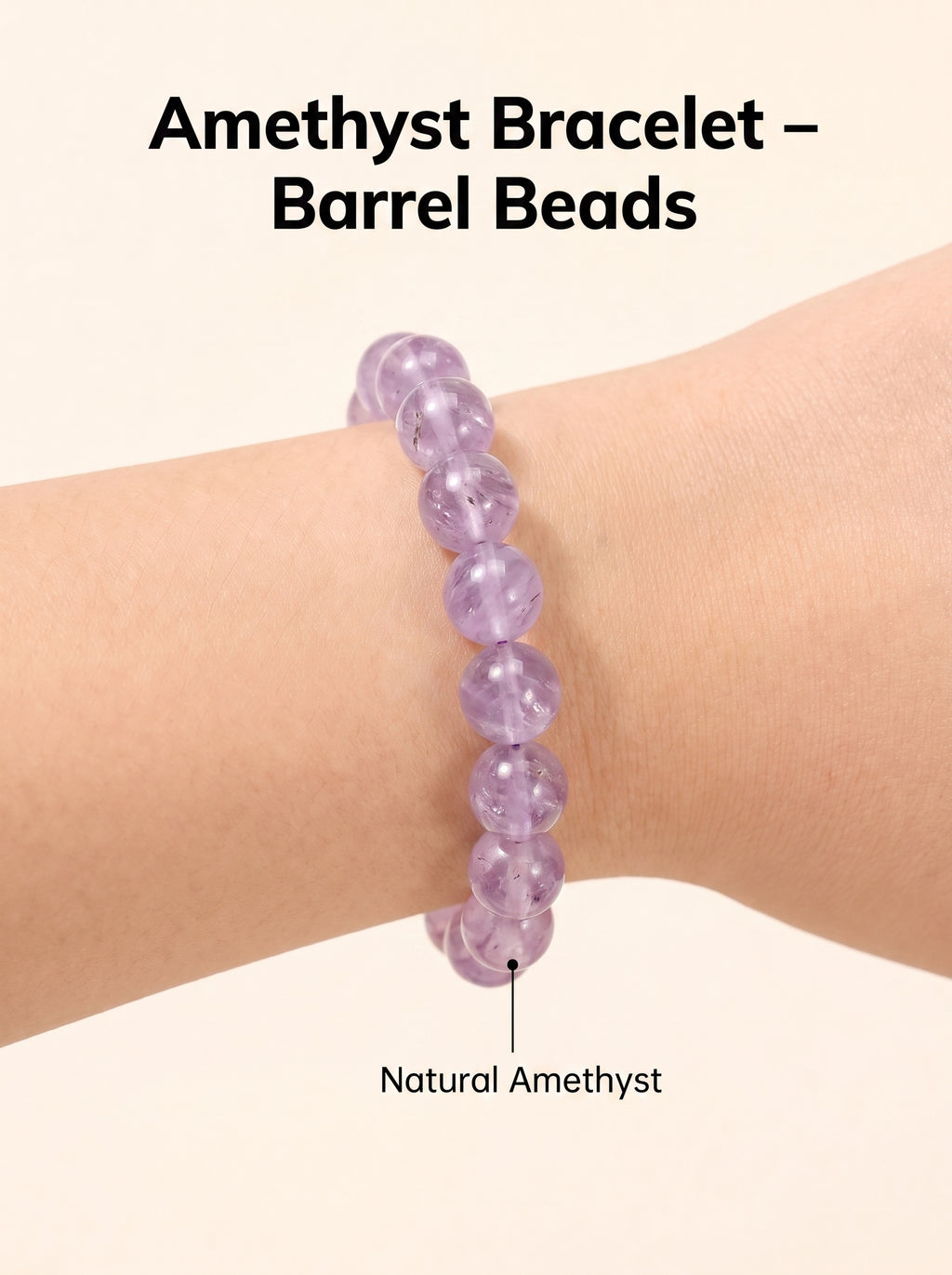 Authentic Lavender Amethyst Necklace | The "Stone of Serenity" | Minimalist Healing Gemstone Jewelry