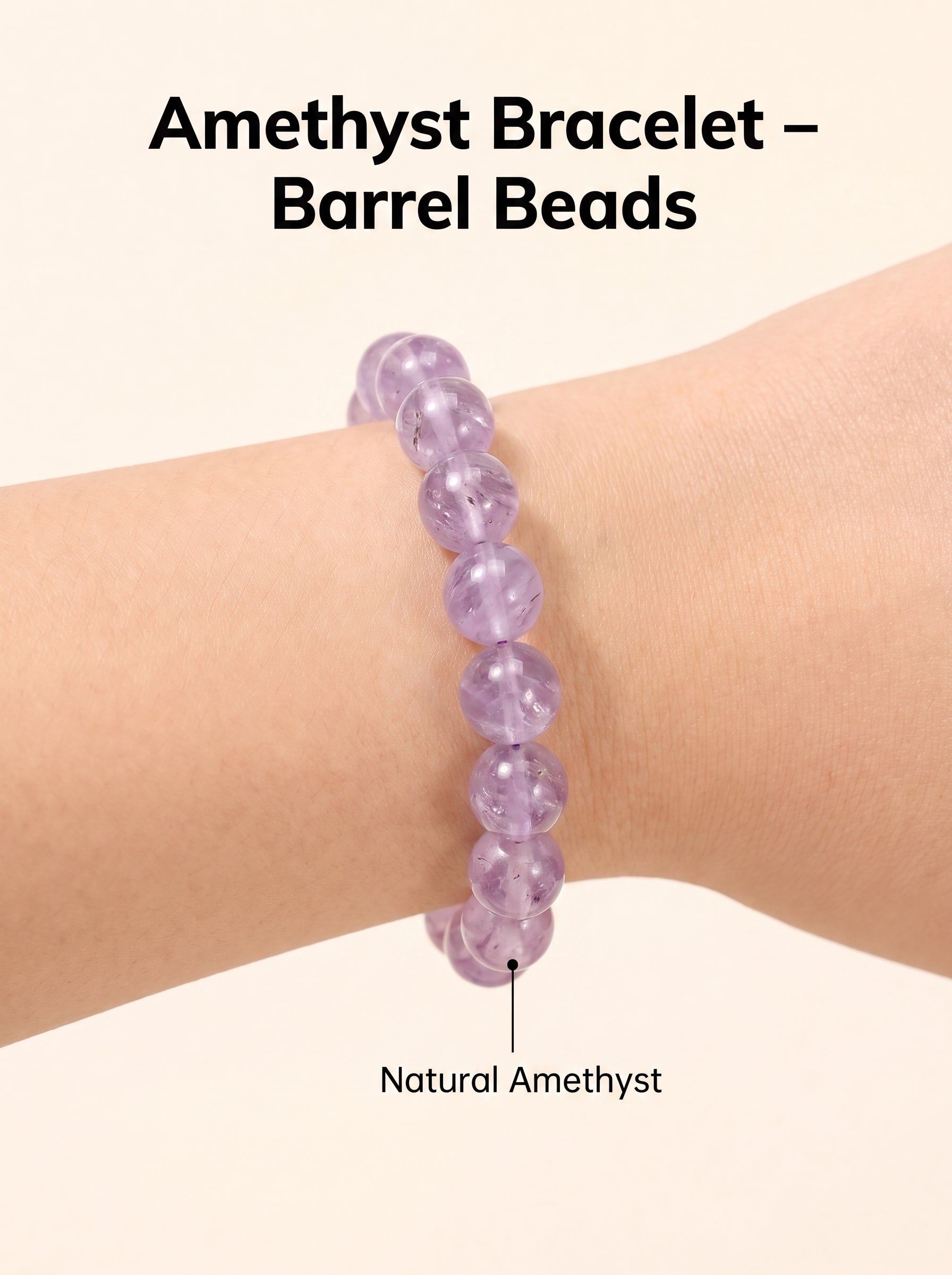 Authentic Lavender Amethyst Necklace | The "Stone of Serenity" | Minimalist Healing Gemstone Jewelry