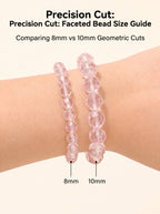 Sacred Pink Pineapple Quartz Intuitive Heart Alignment Mala Bracelet